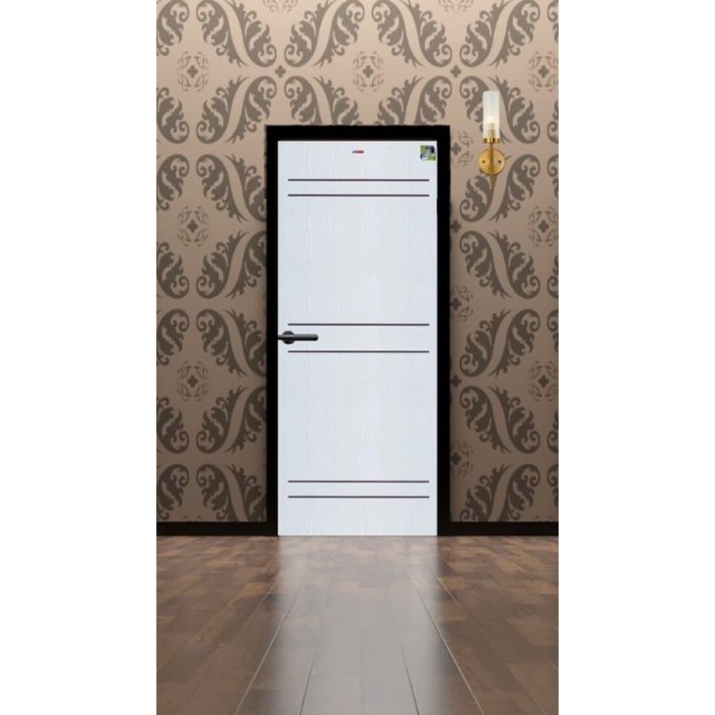 Metro-Tech ประตู UPVC ไม้สังเคราะห์ รุ่น MP15 ขนาด 70x200 cm. thumbnail 4