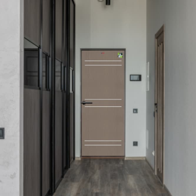 Metro-Tech ประตู UPVC ไม้สังเคราะห์ รุ่น MP15 ขนาด 70x200 cm. thumbnail 5