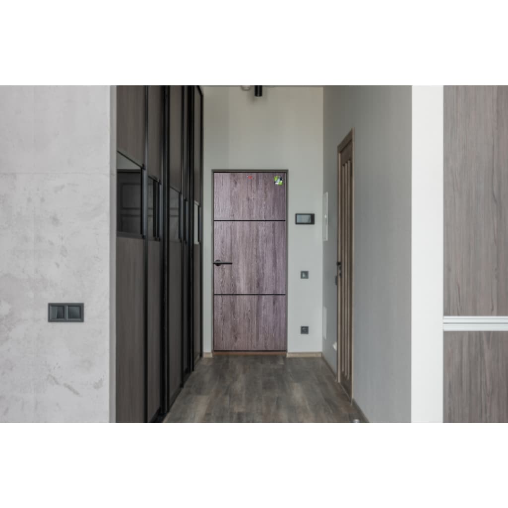 Metro-Tech ประตู UPVC ไม้สังเคราะห์ รุ่น MP14 ขนาด 90x200 cm. thumbnail 6