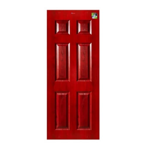 Metro-Tech ประตู UPVC ไม้สังเคราะห์ รุ่น ลูกฟัก ขนาด 80x200 cm. ลายไม้โอ๊คแดง (ภายใน) thumbnail 2