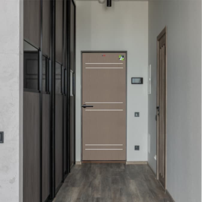Metro-Tech ประตู UPVC ไม้สังเคราะห์ รุ่น MP15 ขนาด 90x200 cm. thumbnail 5
