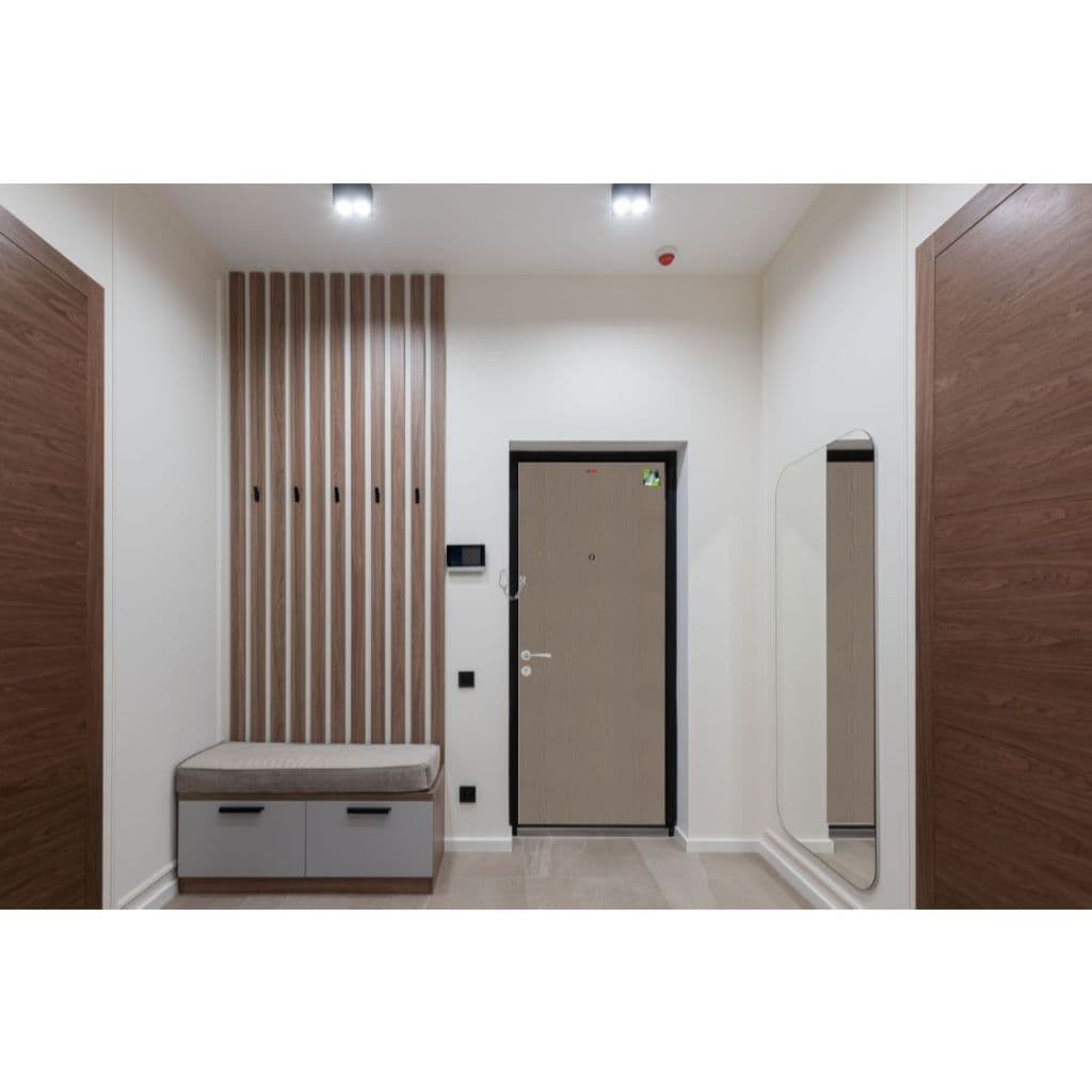 Metro-Tech ประตู UPVC ไม้สังเคราะห์ รุ่น MPบานเรียบ ขนาด 90x200 cm. thumbnail 6