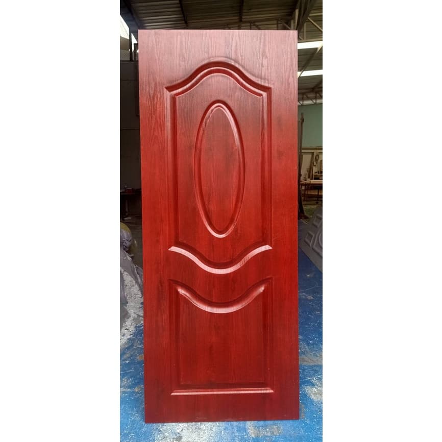 Metro-Tech ประตู UPVC ไม้สังเคราะห์ รุ่น ลูกฟัก ขนาด 70x200 cm. ลายไม้โอ๊คแดง (ภายใน) thumbnail 5