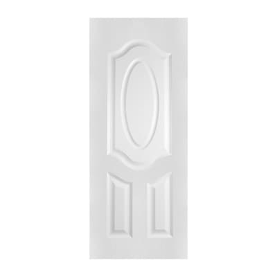Metro-Tech ประตู UPVC ไม้สังเคราะห์ รุ่น ลูกฟัก ขนาด 70x200 cm. ลายไม้โอ๊คแดง (ภายใน) รูปที่ 1