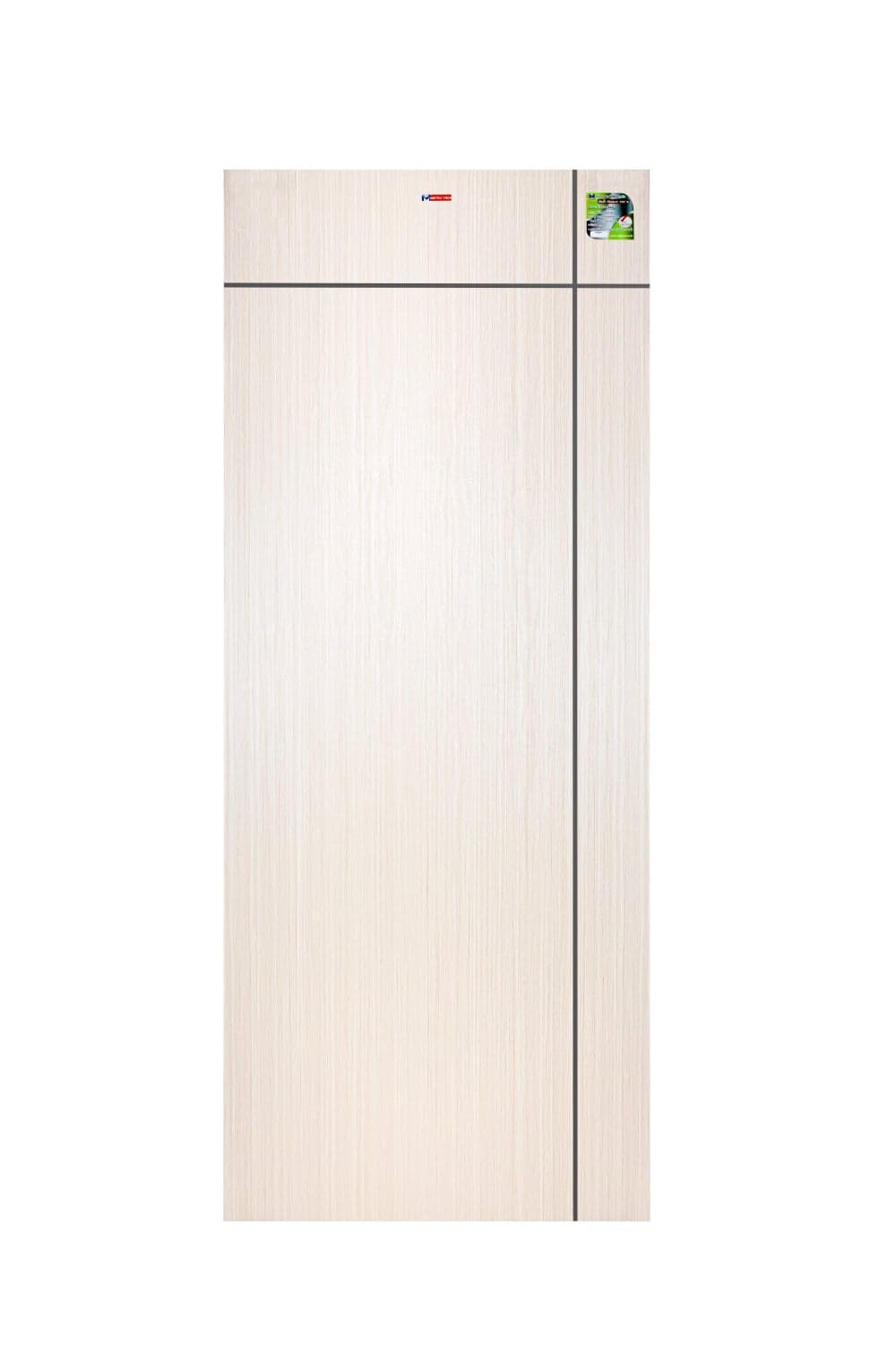 ประตู UPVC METRO-TECH เซาะร่อง รุ่น MP12 ไวท์โอ๊ค ขนาด 90×200 ซม.