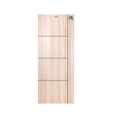 ประตู UPVC เซาะร่อง รุ่น MP13 New ขนาด 90×200 ซม.
